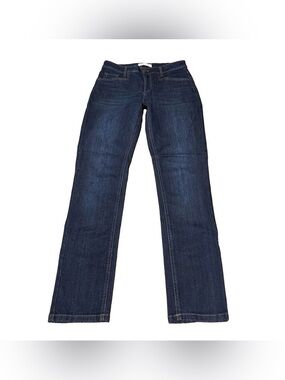 J Jill Smooth Fit Mid Rise Slim Ankle Stretch Dark Blue Jeans Women’s Size 2